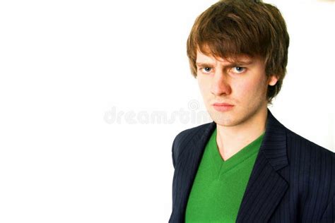 Scowling Young Man Stock Photo Image Of Youth Youthful 3838254