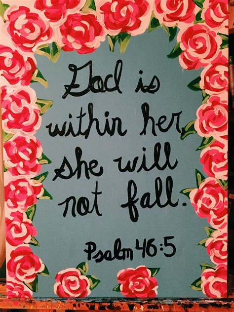 #quote #positive #bible #quotes #love #god #hope #faith #peace #blessed». Psalm 46:5 God is within her, she will not fall | My beauty, Psalms, Psalm 46 5