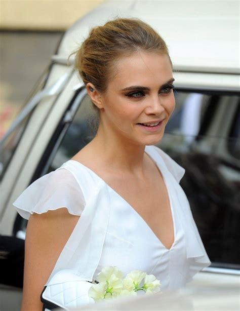 Cara Delevingne At Her Sister Poppys Wedding Wearing Chanel May 2014