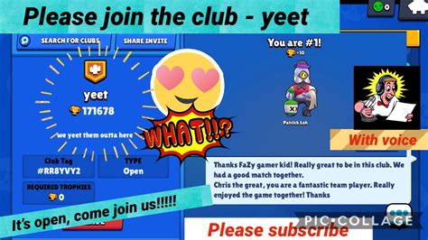 Follow supercell's terms of service. Brawl stars #11: Please join the club yeet. - YouTube
