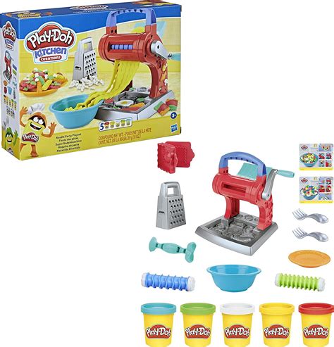Play Doh Kitchen Creations Noodle Party Playset For Kids 3 Years And Up