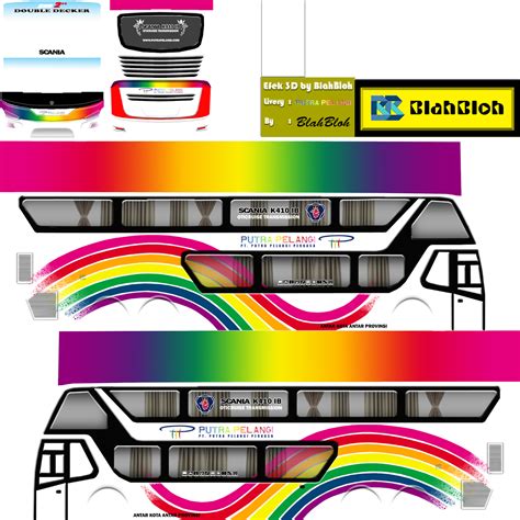 Dibanding desain shd, hd, dan xhd ataupun model jb3. 65+ Livery BUSSID SDD (Double Decker) Koleksi HD Part 4 ...