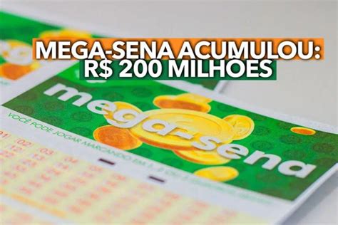 AINDA DÁ TEMPO Mega Sena pode pagar R 200 milhões nesta quarta