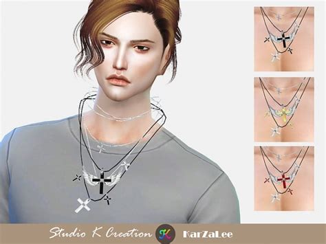 Cross Wings Necklace At Studio K Creation Sims 4 Updates