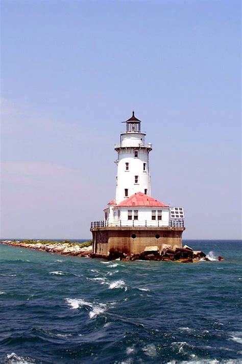 Lighthouse Chicago Lake Michigan Chicago Harbor Lighthouse Chicago