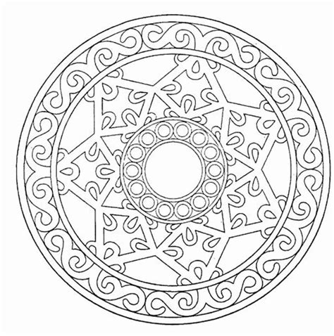 Mandala Adult Coloring Pages Printable Coloring Home