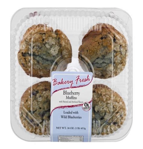 Bakery Fresh Blueberry Muffins 16 Oz Kroger