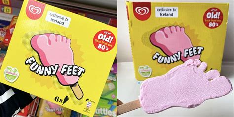 Funny Feet Ice Creams Are On Sale In Iceland And Food Warehouse