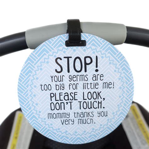 Dont Touch My Baby Car Seat Sign Three Little Tots