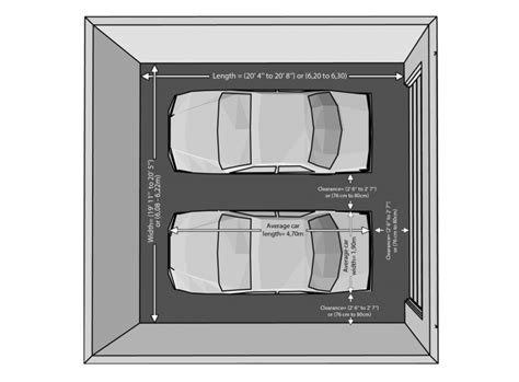 Garages are generally used to store in one, two or even three cars and as storage spaces for tools discover the standard garage dimensions and sizes here for 1, 2, 3 and 4 car garages. 2 Car Garage Dimensions | Average Size Two Car Garage