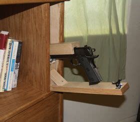 Explanations on making your own hidden gun storage place. Covert Furniture - Bed Headboard with Hidden Gun Storage ...