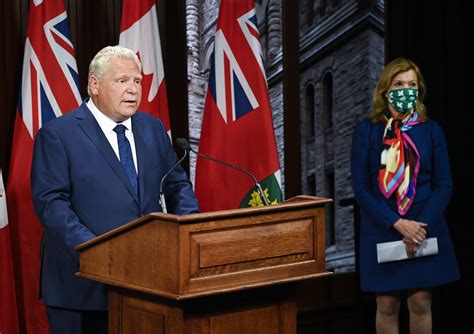 Mpp (listen) (born november 20, 1964) is a canadian businessman and politician serving as the 26th and current premier of ontario since june 2018. Doug Ford Lockdown Announcement / Ontario Premier To Make ...