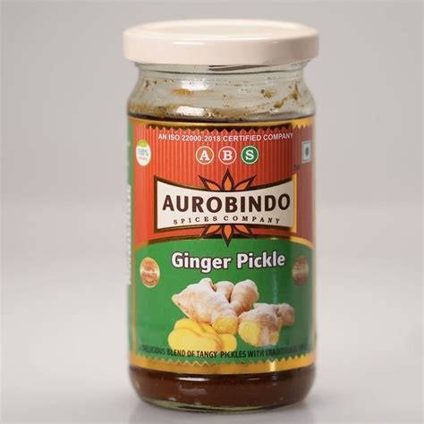 Aurobindo Spices Ginger Pickle 1kg Packaging Type Jar At Rs 99kg In Hyderabad