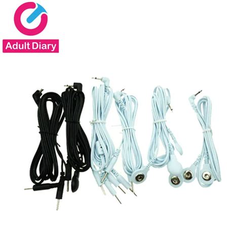 Adult Diary Electro Shock Cable 6 Kinds Lead Wires Accessories Sex Toys For Adults Game Couples