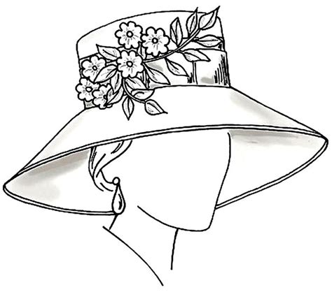 My Hat Drawing Hats Art Deco Paintings Drawings