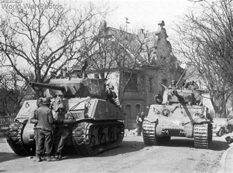 M4a3e2 And M4a376w Of The 37th Tank Battalion 4th Armored Division
