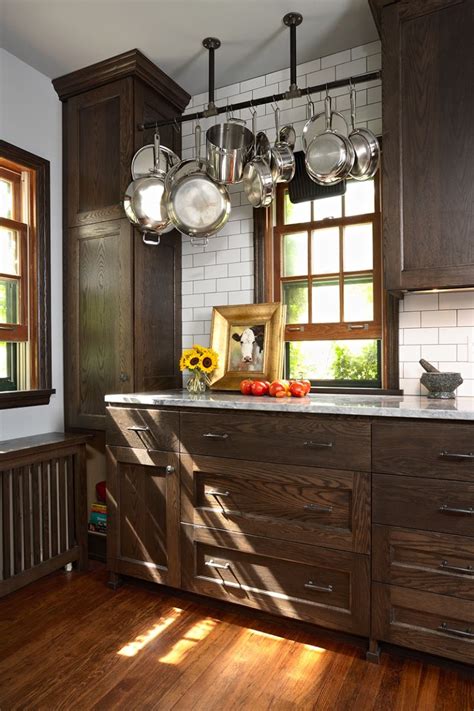 Portfolio Fiddlehead Design Group Dark Brown Kitchen Cabinets
