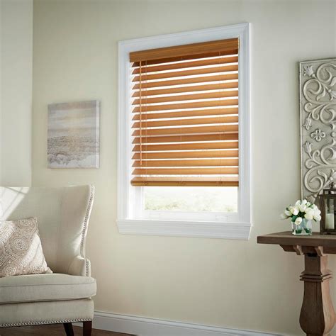 Levolor nuwood faux wood blind at home depot. Home Decorators Collection Chestnut Cordless 2-1/2 in ...