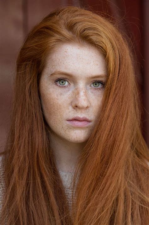 Ruby From Essex Uk Redhead Ginger Redhair Freckles Natural