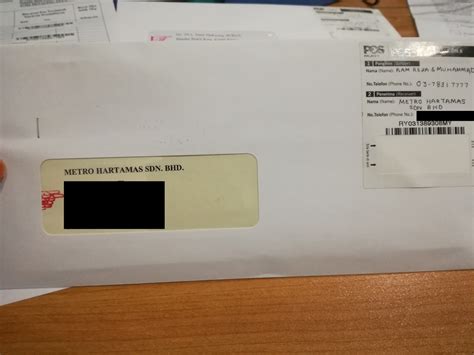 Cara Pos Surat Berdaftar Contoh Sampul Surat Ar Berdaftar Blog Chara
