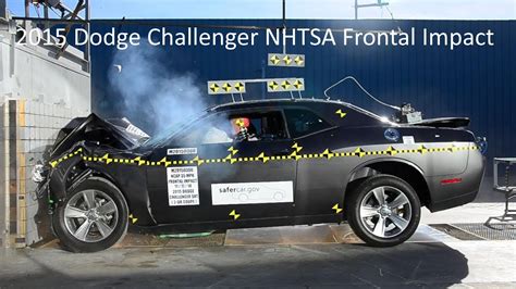 2015 2021 Dodge Challenger Nhtsa Frontal Impact Youtube