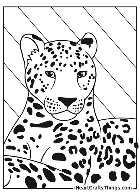 Leopards Coloring Pages Updated 2021