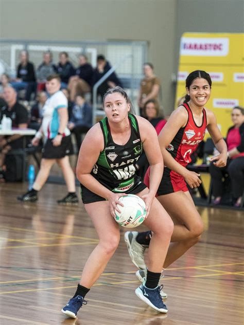 Darling Downs Netball Panthers Team New Players And Coach In Ruby