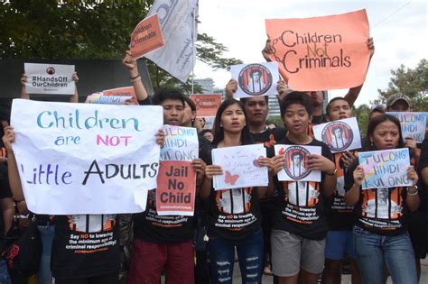 Rights groups protest outside Senate vs lowering age of ...