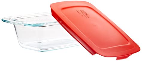 Pyrex Easy Grab 1 5 Qt Glass Loaf Dish With Lid Tempered Glass Baking Pan With Large Handles