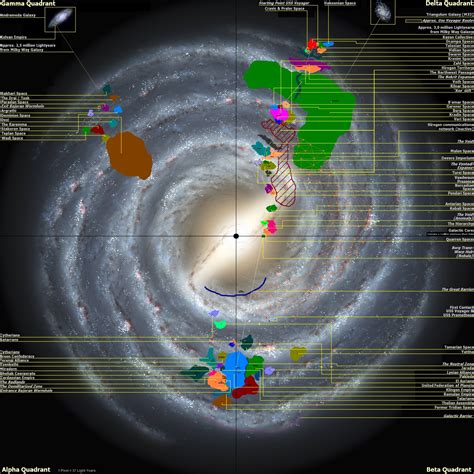 Travel Times Galaxy Maps And Voyagers Mission The Trek Bbs