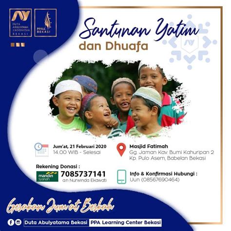 Konsep Acara Santunan Anak Yatim : Contoh Laporan Kegiatan Santunan