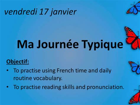 Ks3 French Daily Routine Reading Ex Teaching Resources