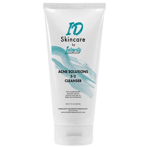 Acne Solutions 5 2 Cleanser Shop Id Skincare Integrity Dermatology