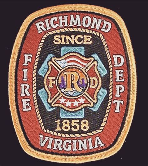 Richmond Virginia, Fire Department patch | Richmond virginia, Richmond ...