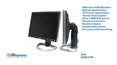 Dell 2001fp Display Monitor Screen Sales Service Repair Exchange
