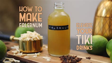 How To Make Falernum At Home Barbados Syrup For Tiki Cocktails Youtube