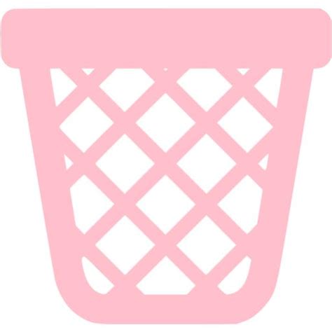 New listingmini desktop small waste bin basket trash can table office garbage home cute. Pink Recycle Bin Icon at Vectorified.com | Collection of ...