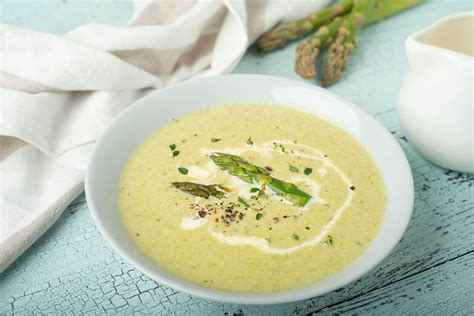 Onion, diced 1 clove garlic, minced 1 tsp. Cream of asparagus soup: a classic recipe for a stunning ...