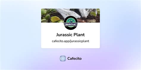 Planes De Jurassic Plant Cafecito