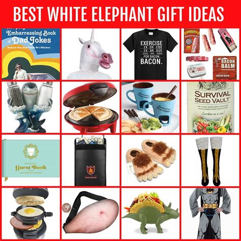 Today, i'm sharing a whopping 100 white elephant gift exchange ideas! White Elephant Gifts