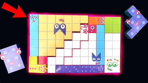 Diy Numberblocks Puzzle Tetris Create Super Numberblock Satisfying