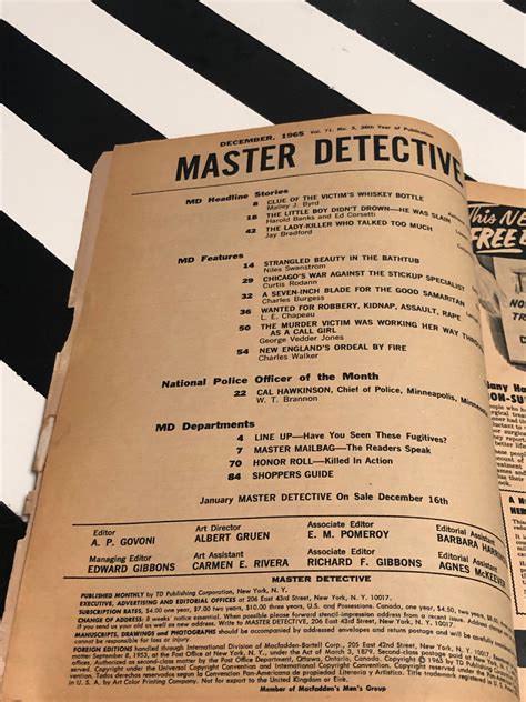 master detective december 1965 vol 71 no 3 and inside detective may 1966 vol 44 no 5