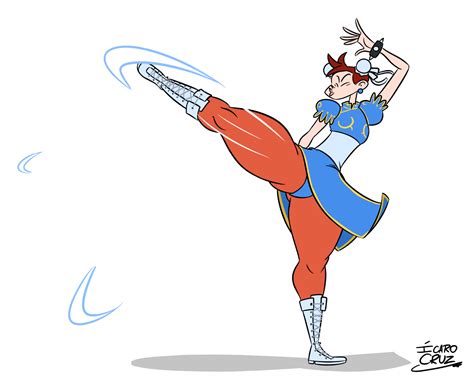 Animated Thick Thighs Give The Best Kicks By Art Ikaro On Deviantart