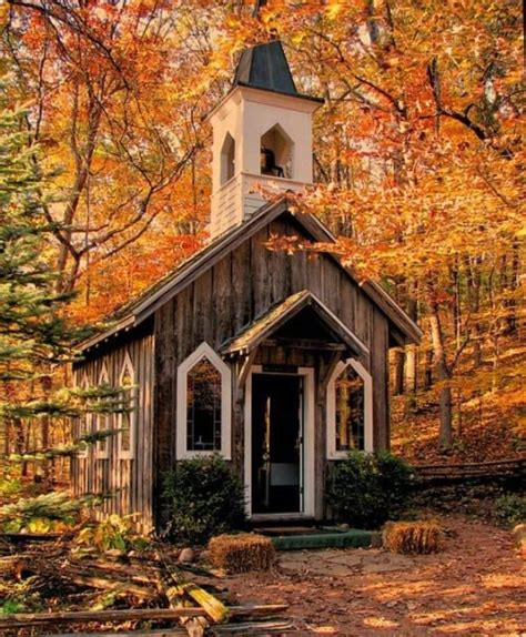 Pin By Olga Wilkinson On Autumn Chapel In The Woods Old Country