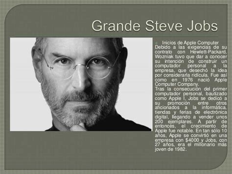 Steve Jobs Reseña Historica