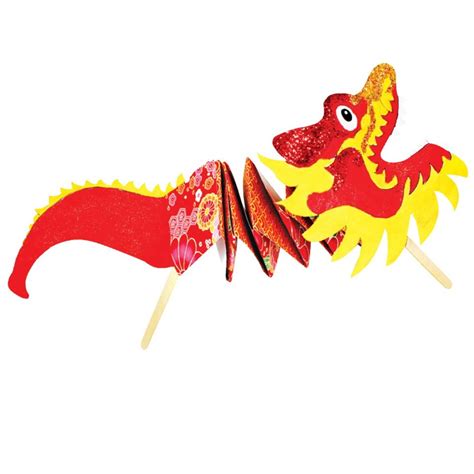 Chinese Dragon Puppet Template
