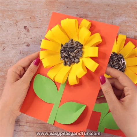 Sunflower With Real Seeds Fall Craft For Kids Fall Crafts For Kids