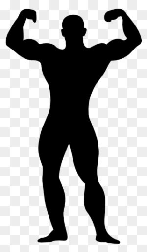 Muscular Man Flexing Silhouette Vector Sexy Man Silhouette Png Free