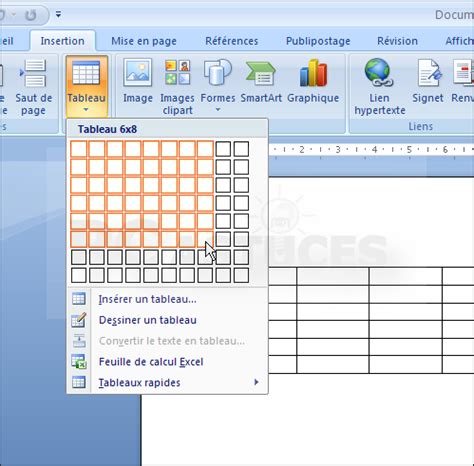 PC Astuces - Créer et présenter un tableau