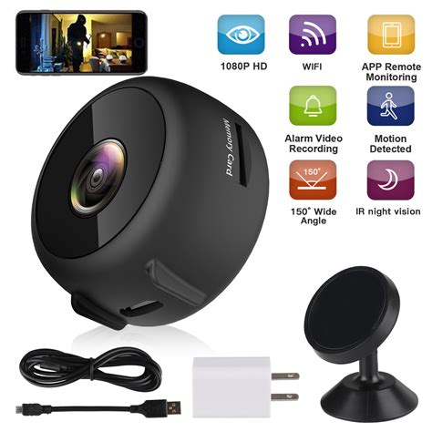 Mini Camera Wireless Wifi Security Cam Hd 1080p Portable